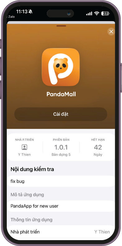 Tham gia PandaMall